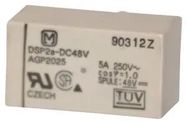 POWER RELAY, DPST, 48VDC, 5A, THT