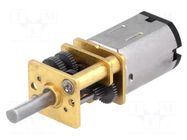 Motor: DC; with gearbox; HPCB; 6VDC; 1.5A; Shaft: D spring; 1000: 1 POLOLU