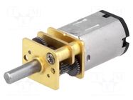 Motor: DC; with gearbox; HPCB; 6VDC; 1.5A; Shaft: D spring; 75: 1 POLOLU