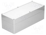 Enclosure: multipurpose; X: 140mm; Y: 353mm; Z: 121.5mm; ABS; IP65 GAINTA