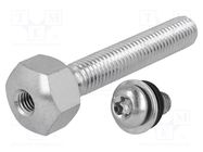 Pin; M12; Plunger mat: steel; Plating: zinc; Thread len: 66mm FATH