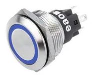 ANTI VANDAL SWITCH, SPDT, 1A/36VAC, BLUE