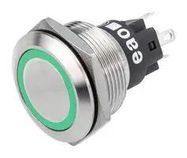 ANTI VANDAL SWITCH, SPDT, 1A/36VAC, GRN