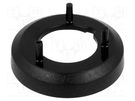 Nut cover; ABS; black; push-in; Ø: 19.3mm; A2516,A2616; Øint: 17.6mm OKW