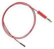 TEST LAED, SQ PIN SKT-PLUG, 610MM, RED