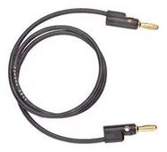 TEST LEAD, 4MM PLUG-PLUG, 1.219M, BLACK