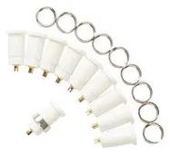 CONN, BANANA, JACK, 25A, SOLDER, WHITE