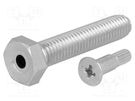 Pin; M8; Plunger mat: steel; Plating: zinc; Thread len: 40mm FATH
