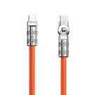 USB-C to USB-C rotating cable Dudao L24CC 120W 1m (orange), Dudao