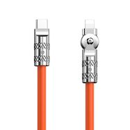 USB-C to Lightning rotating cable Dudao L24CL 120W 1m (orange), Dudao