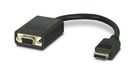 ADAPTOR, DISPLAYPORT PLUG TO VGA RCPT