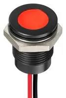 LED PANEL INDICATOR, RED, 14MM, 12VDC