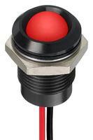 LED PANEL INDICATOR, RED, 14MM, 24VDC