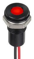 LED PANEL INDICATOR, RED, 8MM, 110VAC