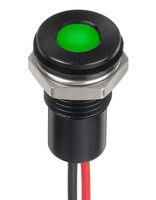 LED PANEL INDICATOR, 8MM, RED/GREEN