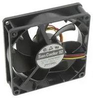 AXIAL FAN, DC, 0.19A, 92MM, 62.1CFM