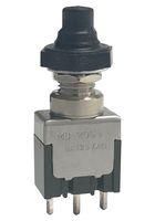 PUSHBUTTON SWITCH, SPDT, 6A, 125VAC