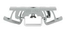 MOUNTING FOOT W/ SCREW, GRY, DIN-15 RAIL