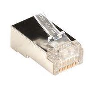 RJ45 PLUG, 8P8C, 1PORT, CABLE, PK50