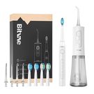 Sonic toothbrush with tips set and water flosser Bitvae D2+C2 (white), Bitvae