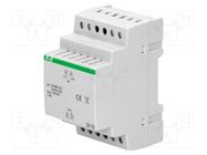Power supply: switched-mode stabiliser; for DIN rail; 12VDC; 3A F&F