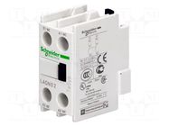 Auxiliary contacts; Leads: screw terminals; front; TeSys D SCHNEIDER ELECTRIC