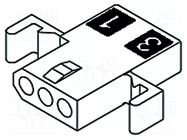 Connector: wire-wire; plug/socket; male/female; PIN: 3; straight MOLEX