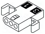 Connector: wire-wire; plug/socket; male/female; PIN: 3; straight MOLEX