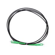 Extralink SC/APC-SC/APC Black | Patchcord | Single mode, Simplex, 3mm, 1m, EXTRALINK