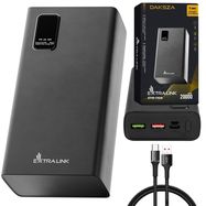 Extralink EPB-068 20000mAh Black | Powerbank | Power bank, Fast Charging, USB-C, EXTRALINK