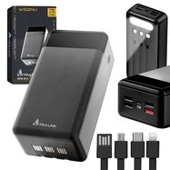 Extralink EPB-124 30000mAh Black | Powerbank | Power bank, Fast Charging, USB-C, EXTRALINK