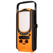 Extralink | Solar emergency radio with hand crank | dynamo, powerbank, 6000mAh, with SOS flashlight, EXTRALINK