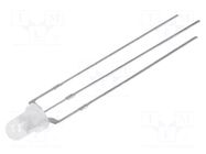 LED; red/yellow; 3mm; 30°; Front: convex; 1.8÷2.6/1.8÷2.6VDC; round OPTOSUPPLY