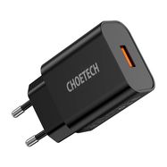 Wall Charger Choetech 18W USB-A (black), Choetech