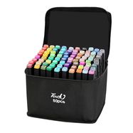 Extralink | Alcohol marker set | 80 colors, dual tips, EXTRALINK