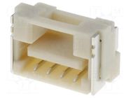 Connector: wire-board; socket; male; CLIK-Mate; 1.25mm; PIN: 4; SMT MOLEX