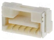 Connector: wire-board; socket; male; CLIK-Mate; 1.25mm; PIN: 5; SMT MOLEX