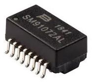 XFMR, 10/100 BASE-T, SINGLE PORT, SMD