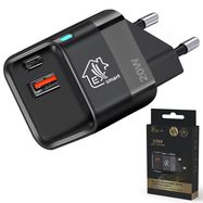 Extralink Smart Life Charger 20W | Charger | USB-C, USB-A, EXTRALINK