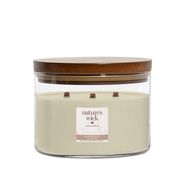 WoodWick Nature's Wick Cashmire Wool Large | Scented candle | 3 wooden wicks, 433g, XIAOMI