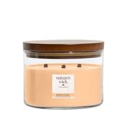 WoodWick Nature's Wick Bergamot & Neroli Large | Scented candle | 3 wooden wicks, 433g, XIAOMI