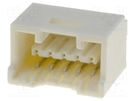 Socket; wire-board; male; CLIK-Mate; 1.5mm; PIN: 5; THT; PCB snap; 2A MOLEX