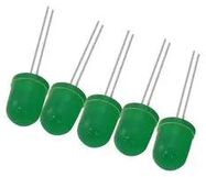 LED, GREEN, 800MCD, 520NM