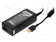 Power supply: switched-mode; 20VDC; 3.25A; Out: 11/4,5; 65W; 0÷40°C AKYGA