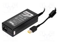 Power supply: switching; 20VDC; 3.25A; Out: 11/4,5; 65W; 100÷240VAC AKYGA