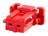 WTB HOUSING, RCPT, 2POS, 1ROW, 2MM, RED