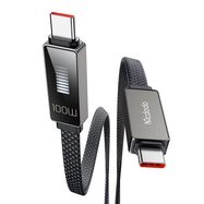 Cable Mcdodo CA-4470 USB-C to USB-C with display 100W 1.2m (black), Mcdodo
