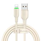 USB to Lightning Cable Mcdodo CA-4740 with LED light 1.2m (beige), Mcdodo