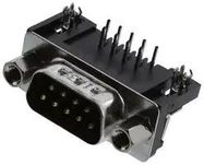 D SUB CONN, PLUG, 9POS, SOLDER
