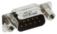 D SUB CONN, PLUG, 9POS, SOLDER